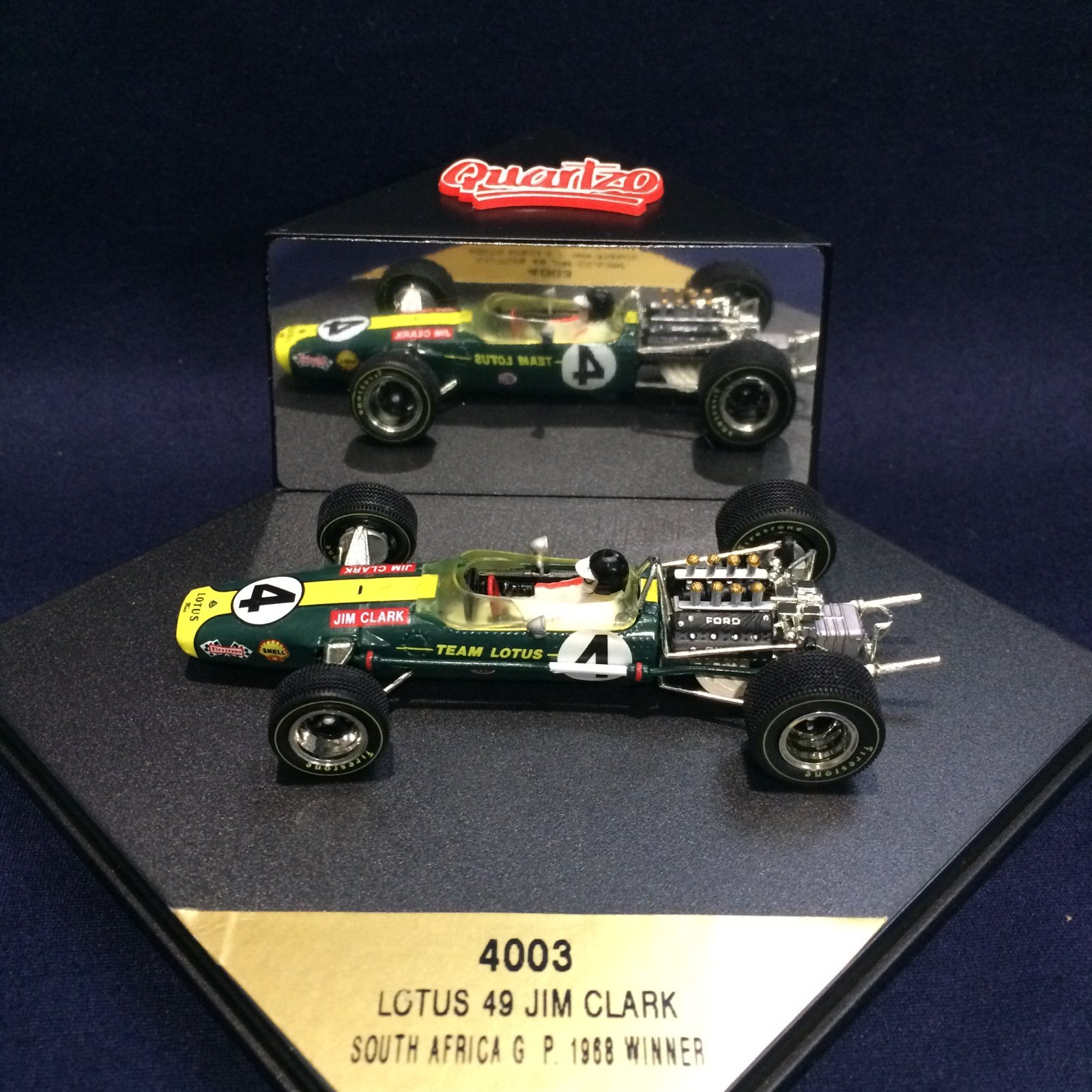 画像1: セカンドハンド品●QUARTZO 1/43 LOTUS 49 WINNER SOUTH AFRICA GP 1968 (J.CLARK) #4