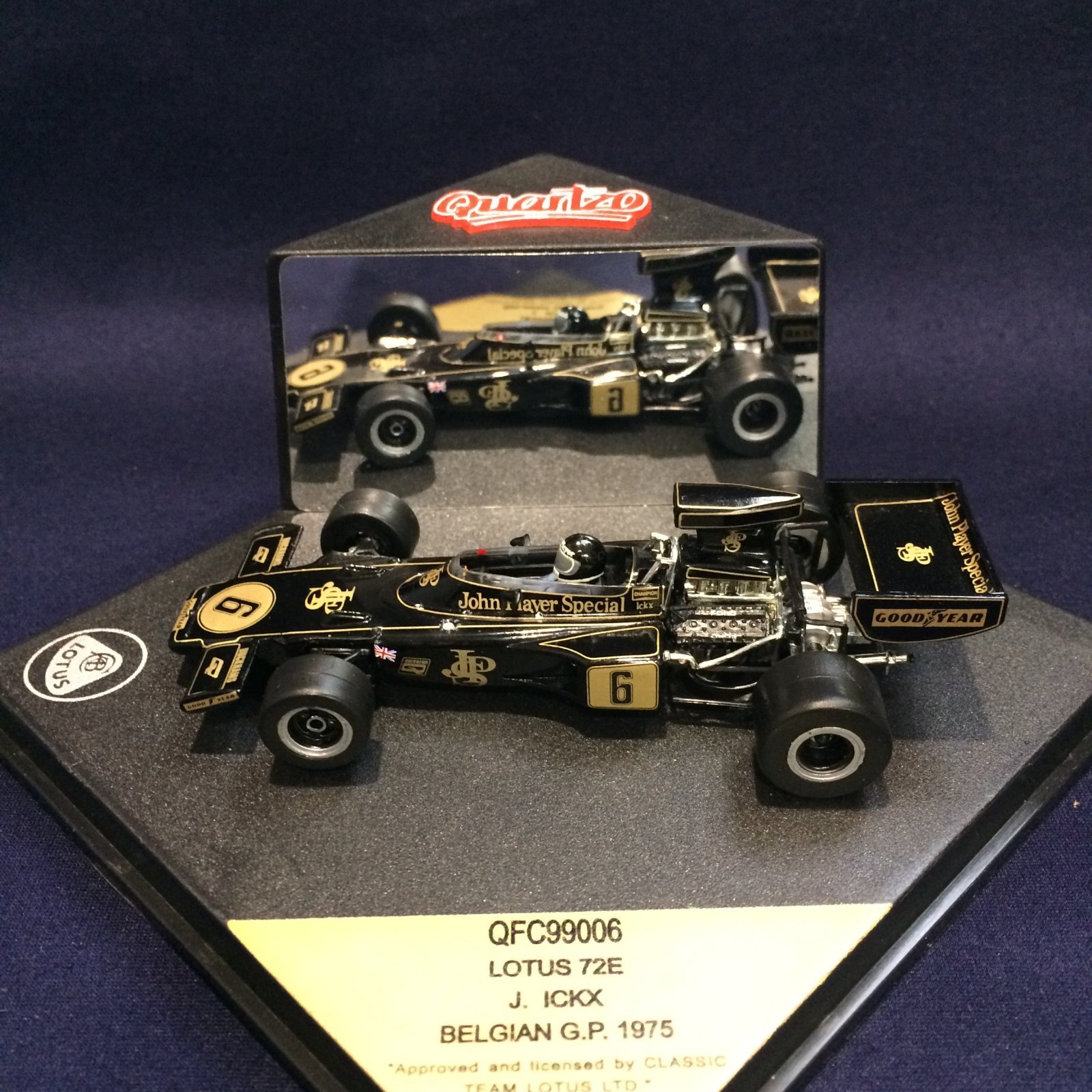 画像1: セカンドハンド品●QUARTZO 1/43 LOTUS 72E BELGIAN GP 1975 (J.ICKX) #6