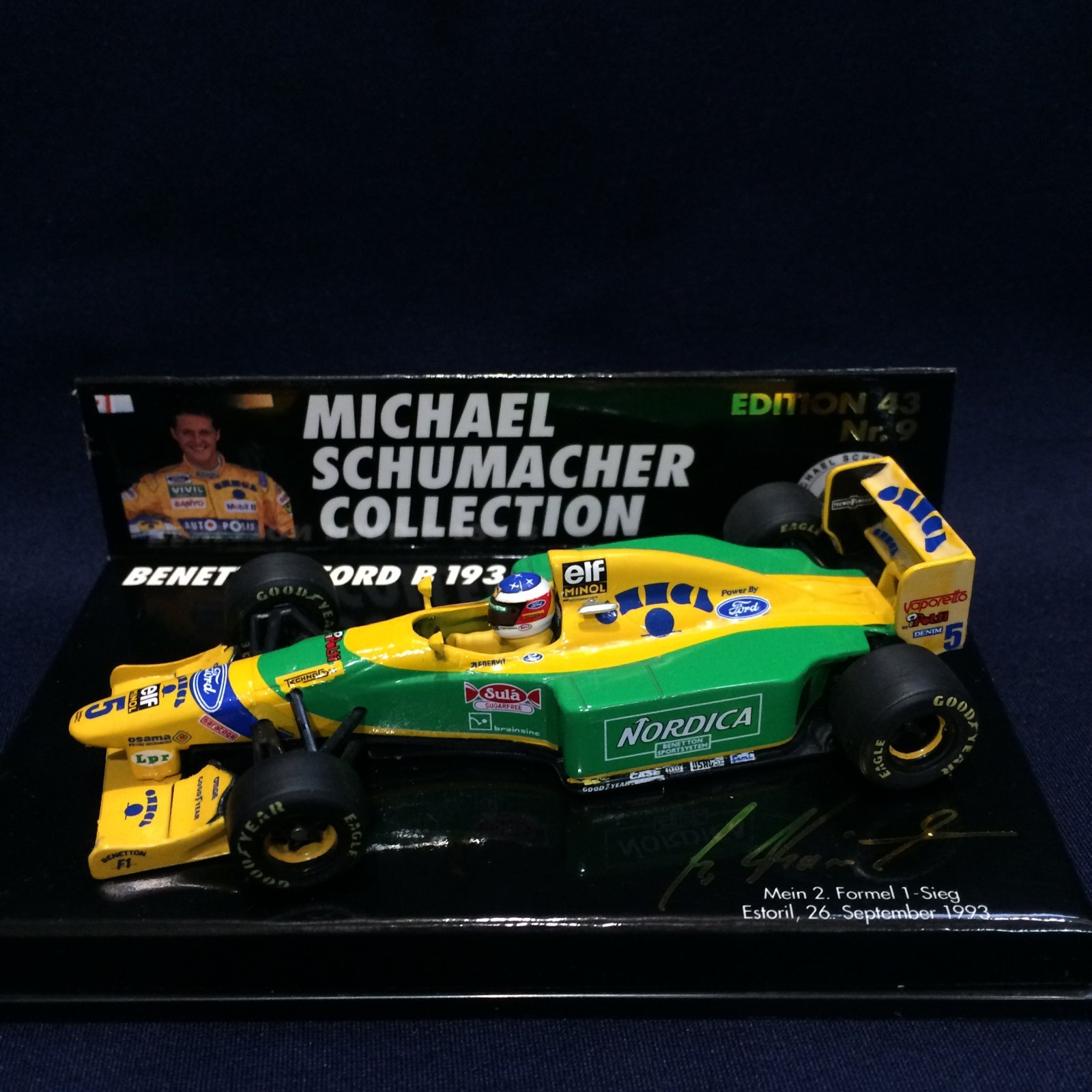 画像1: セカンドハンド品●PMA1/43 BENETTON FORD B193B (M.シューマッハ）#5 