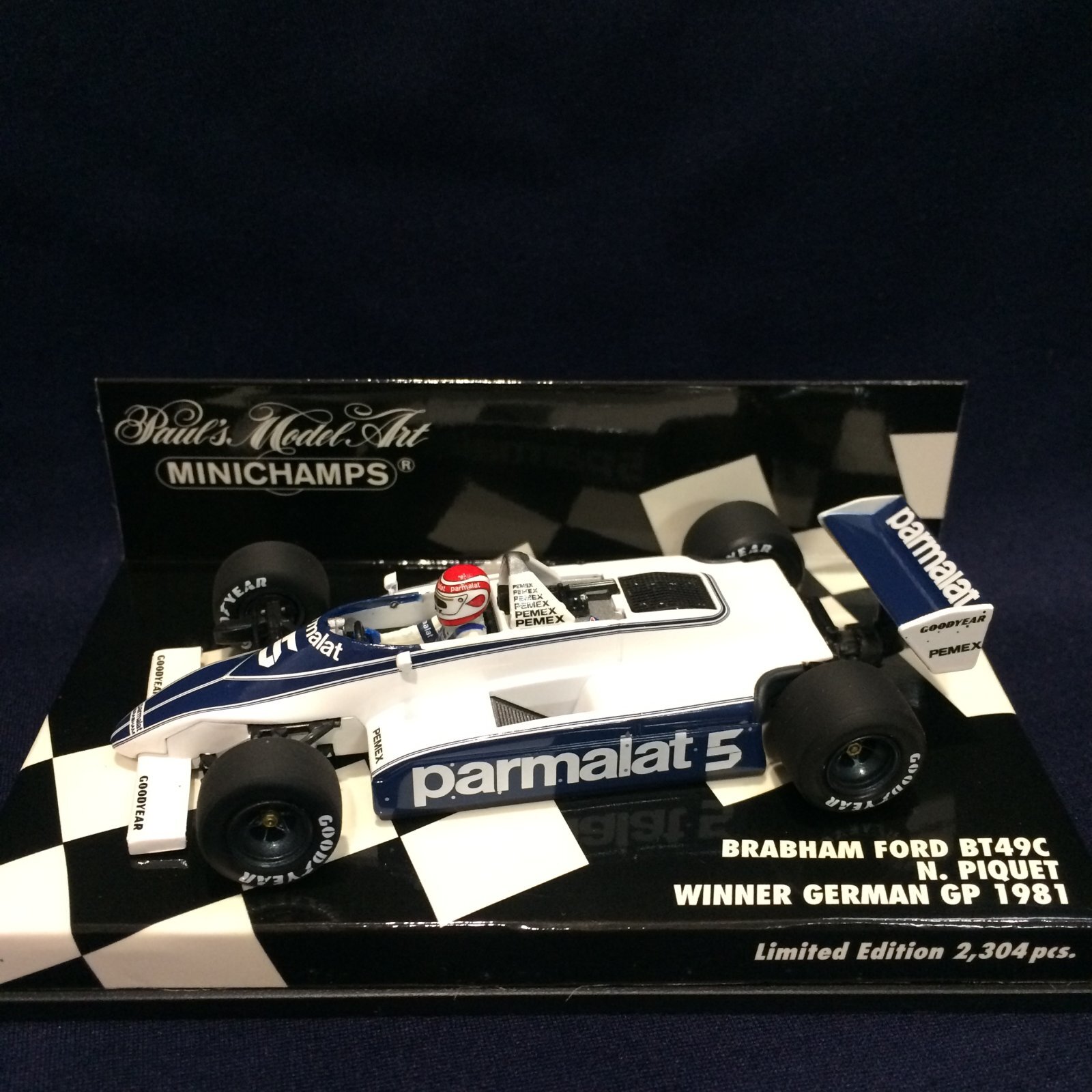 画像1: セカンドハンド品●PMA1/43 BRABHAM FORD BT49C WINNER GERMAN GP 1981 (N.ピケ）#5