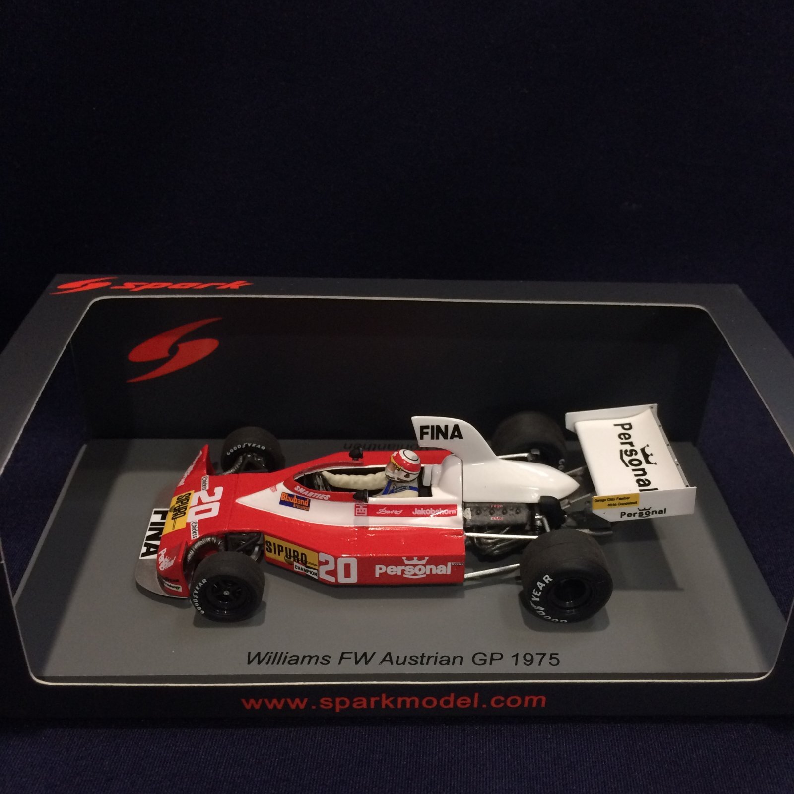 画像1: 新品正規入荷品●SPARK1/43 WILLIAMS FW AUSTRIAN GP 1975 (J.VONLANTHEN) #20