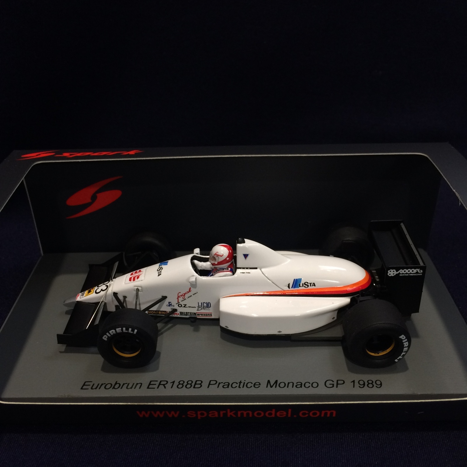 画像1: 新品正規入荷品●SPARK1/43 EUROBRUN ER188B PRACTICE MONACO GP 1989 (G.FOITEK) #33