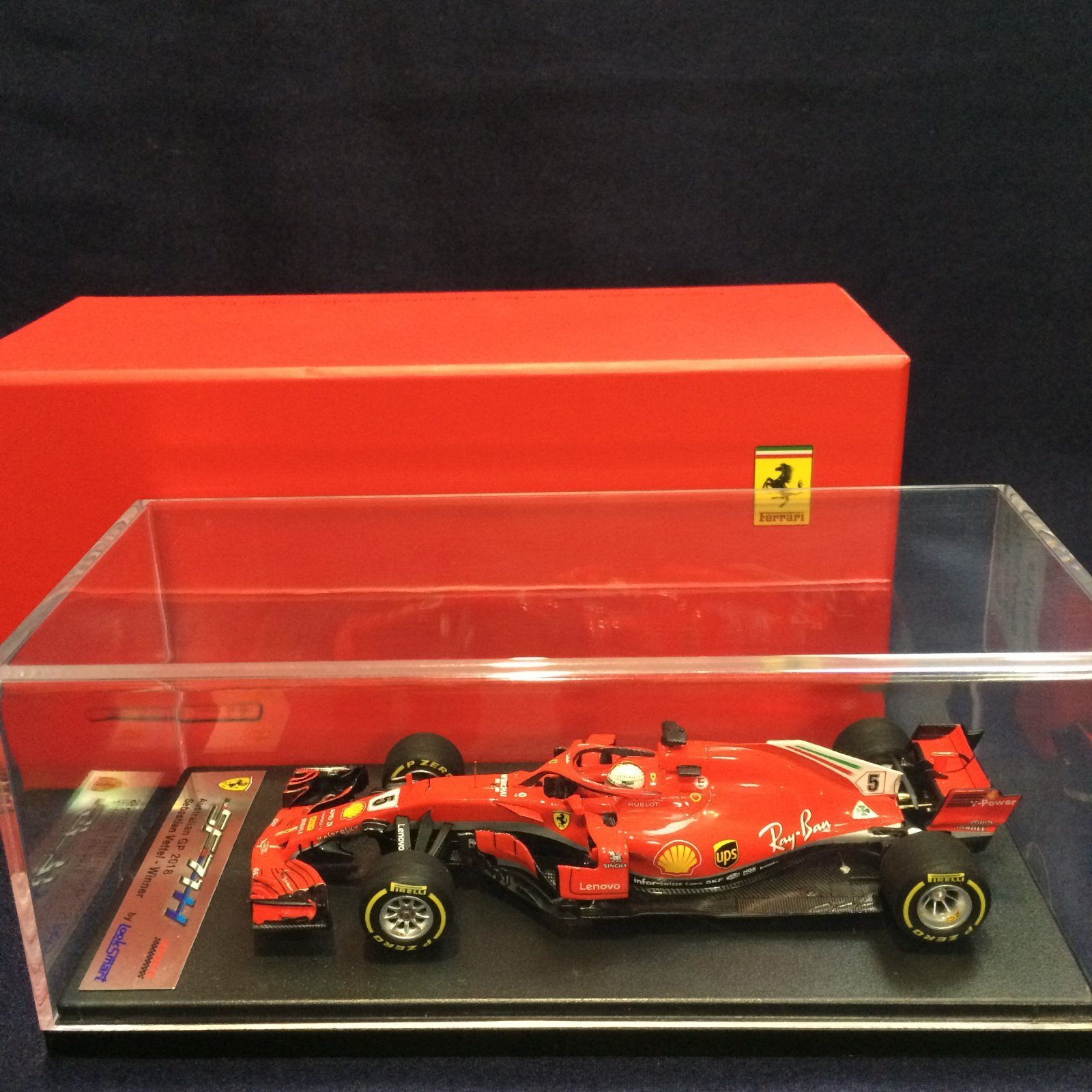 画像1: セカンドハンド品●LOOKSMART 1/43 FERRARI SF71-H WINNER AUSTRALIAN GP 2018 (S.ベッテル）#5