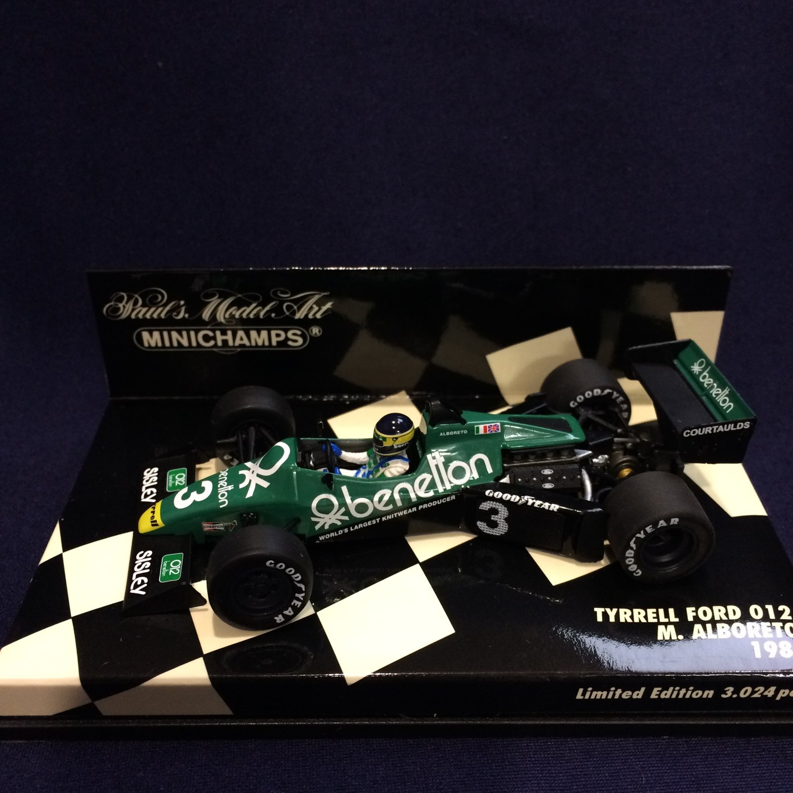 画像1: セカンドハンド品●PMA1/43 TYRRELL FORD 012 (M.アルボレート）1983 #3