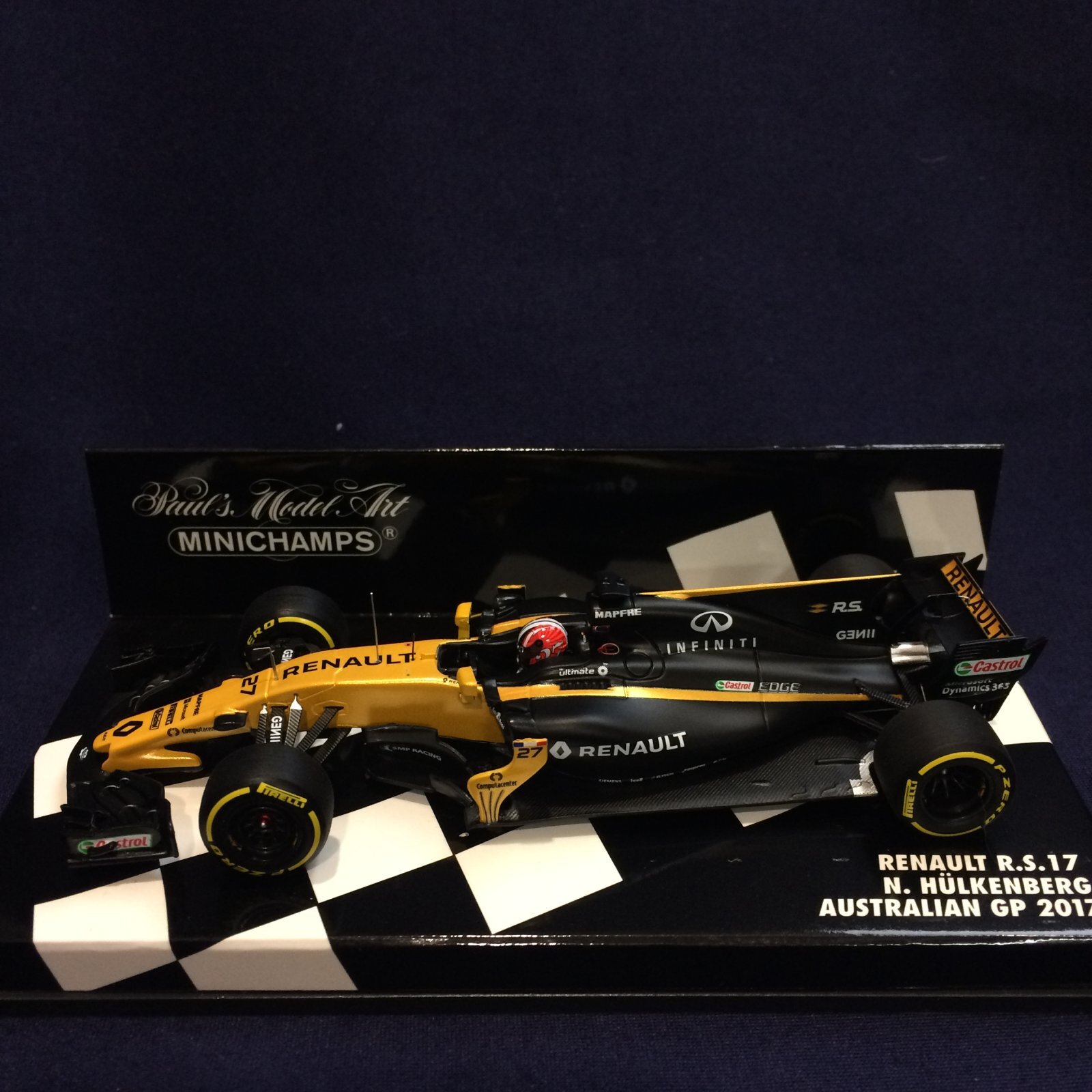 画像1: セカンドハンド品●PMA 1/43 RENAULT R.S.17 AUSTRALIAN GP 2017 (N.ヒュルケンベルグ）#27