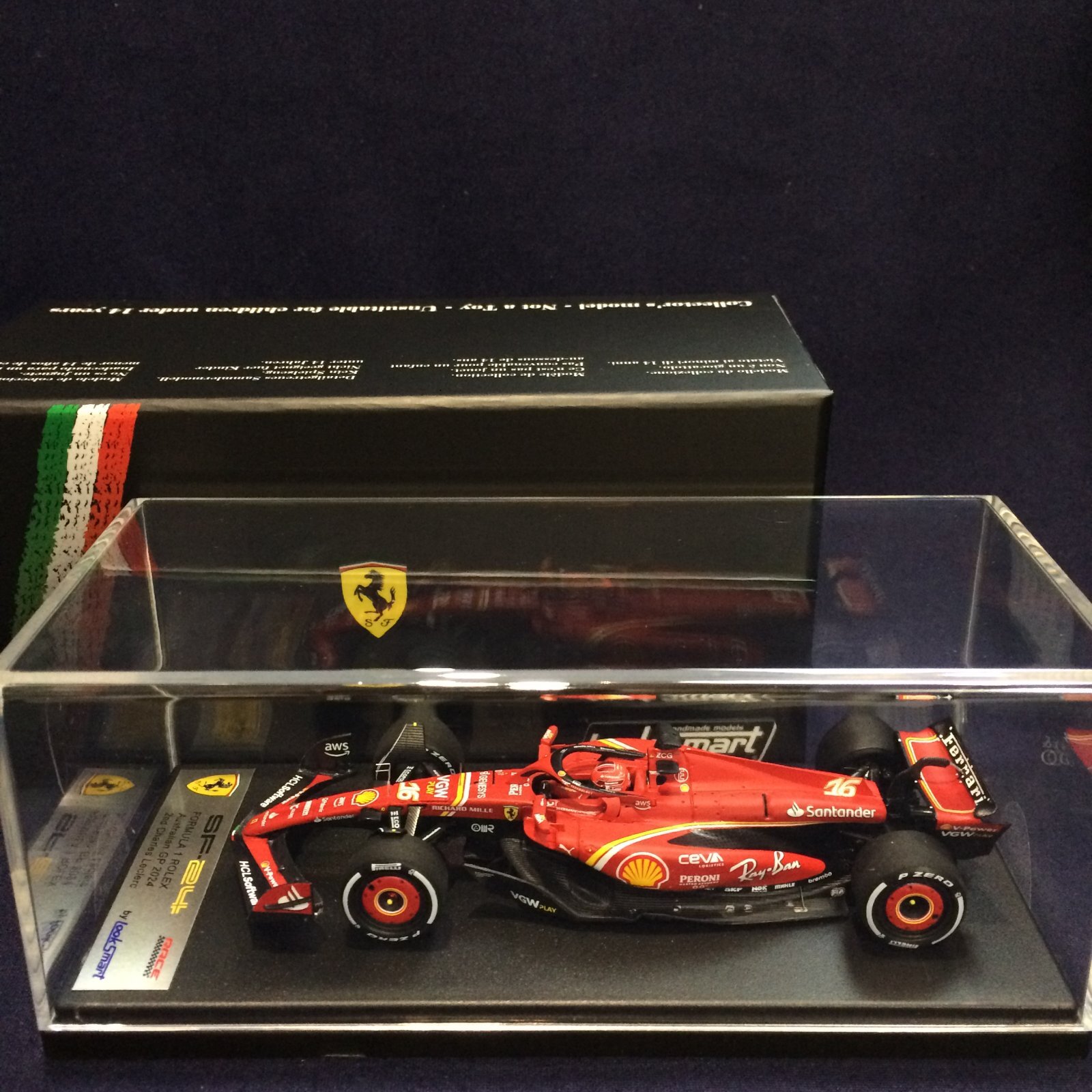 画像1: 新品正規入荷品●LOOKSMART1/43 FERRARI SF-24 2nd AUSTRARIAN GP 2024 (C.ルクレール）#16