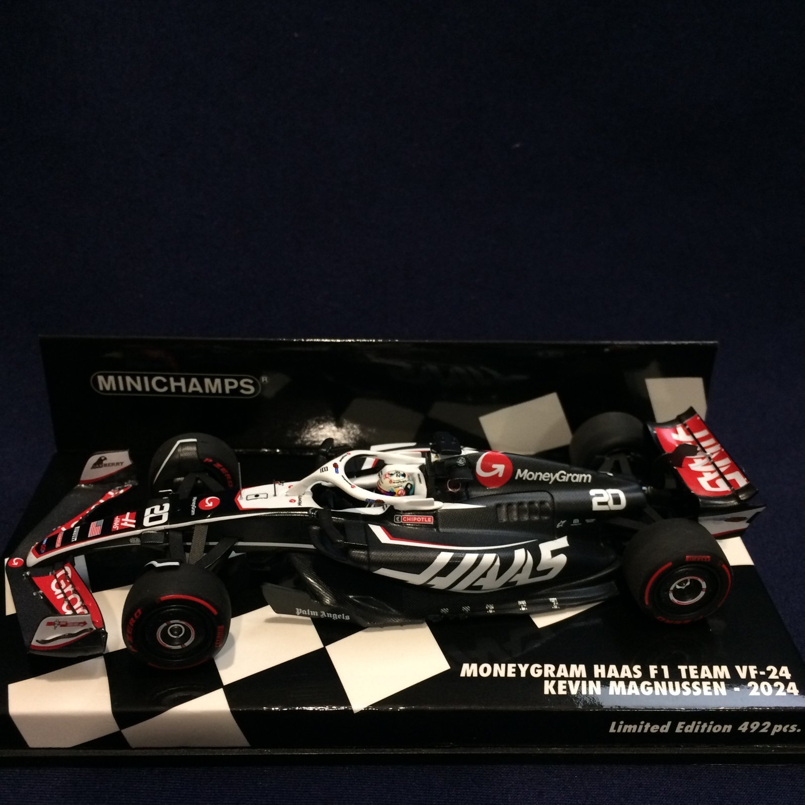 画像1: 新品正規入荷品●PMA1/43 MONEYGRAM HAAS F1 VF-24 (K.マグヌッセン）2024 #20