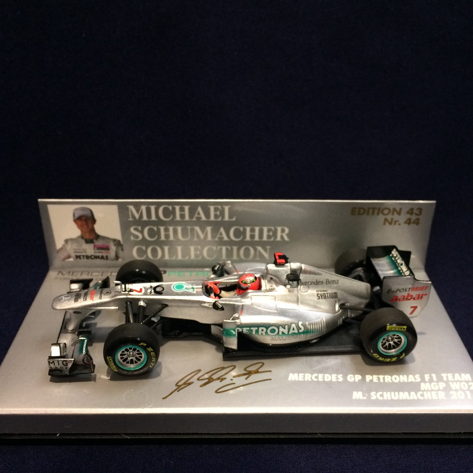 画像1: セカンドハンド品●PMA1/43 MERCEDES AMG PETRONAS W02 （M.シューマッハ）2011 #7