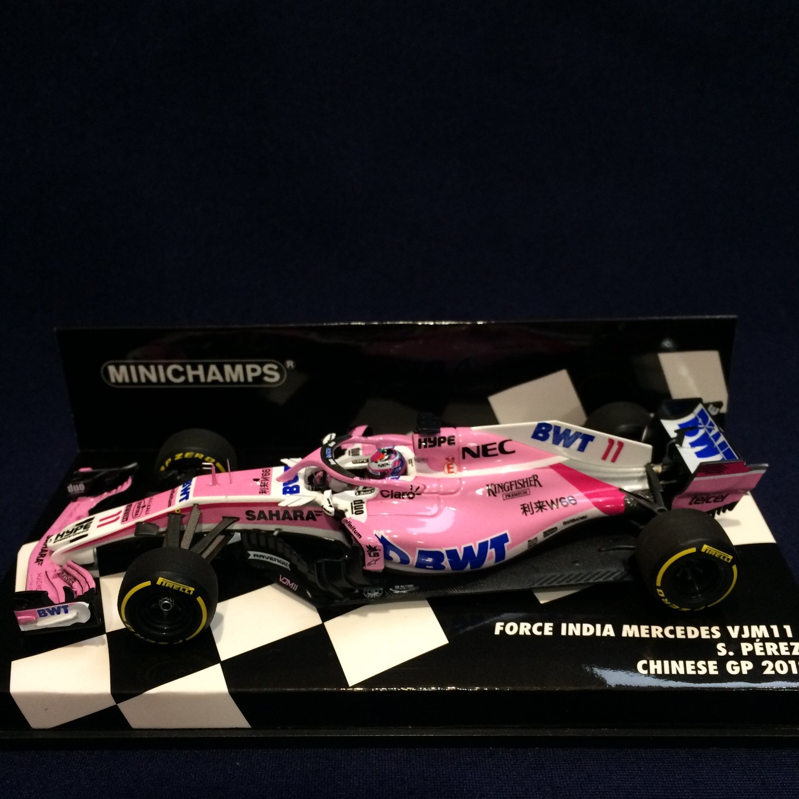 画像1: セカンドハンド品●PMA1/43 FORCE INDIA MERCEDES VJM11 CHINESE GP 2018 (S.ペレス）#11