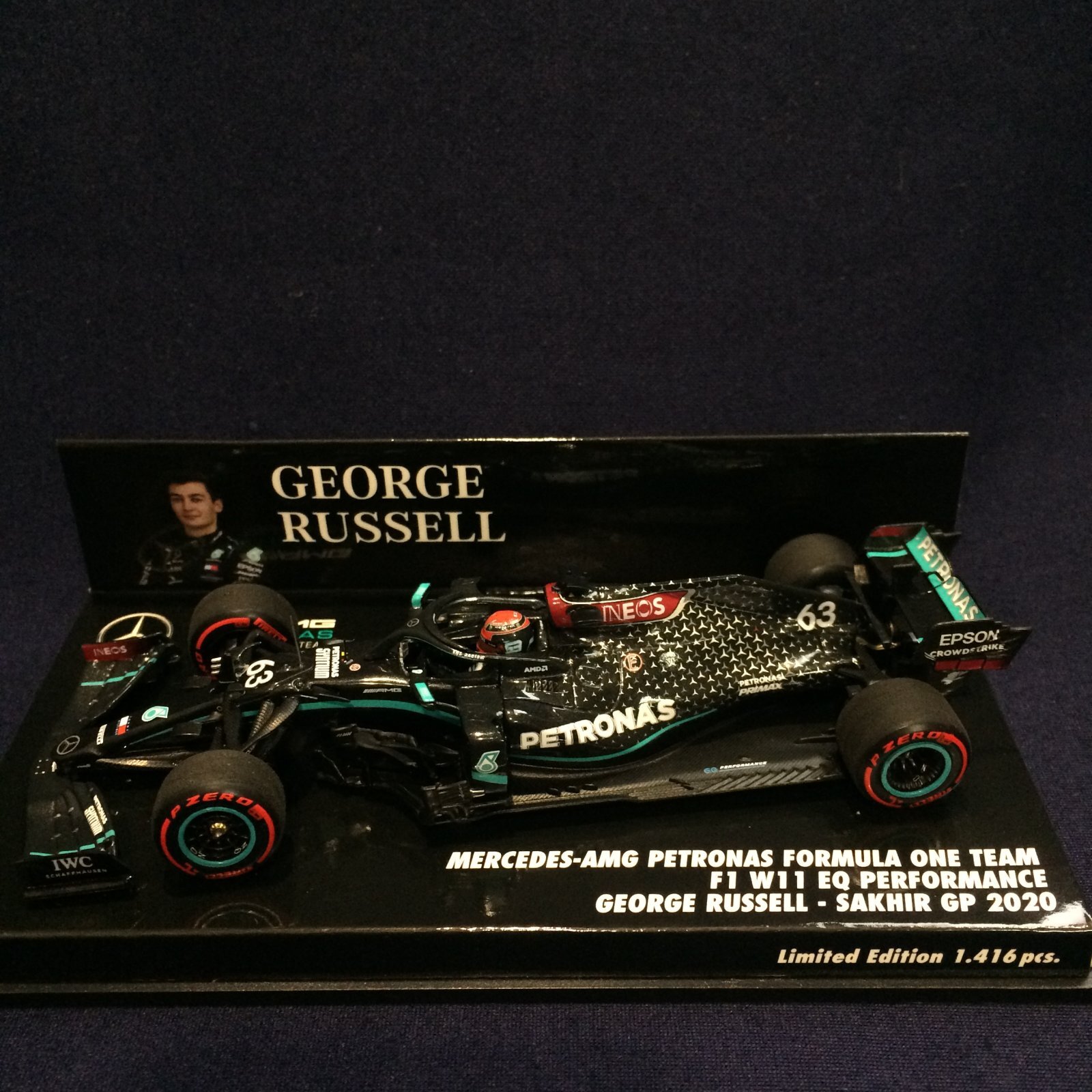 画像1: セカンドハンド品●PMA1/43 MERCEDES-AMG PETRONAS W11 SAKHIR GP 2020 (G.ラッセル）