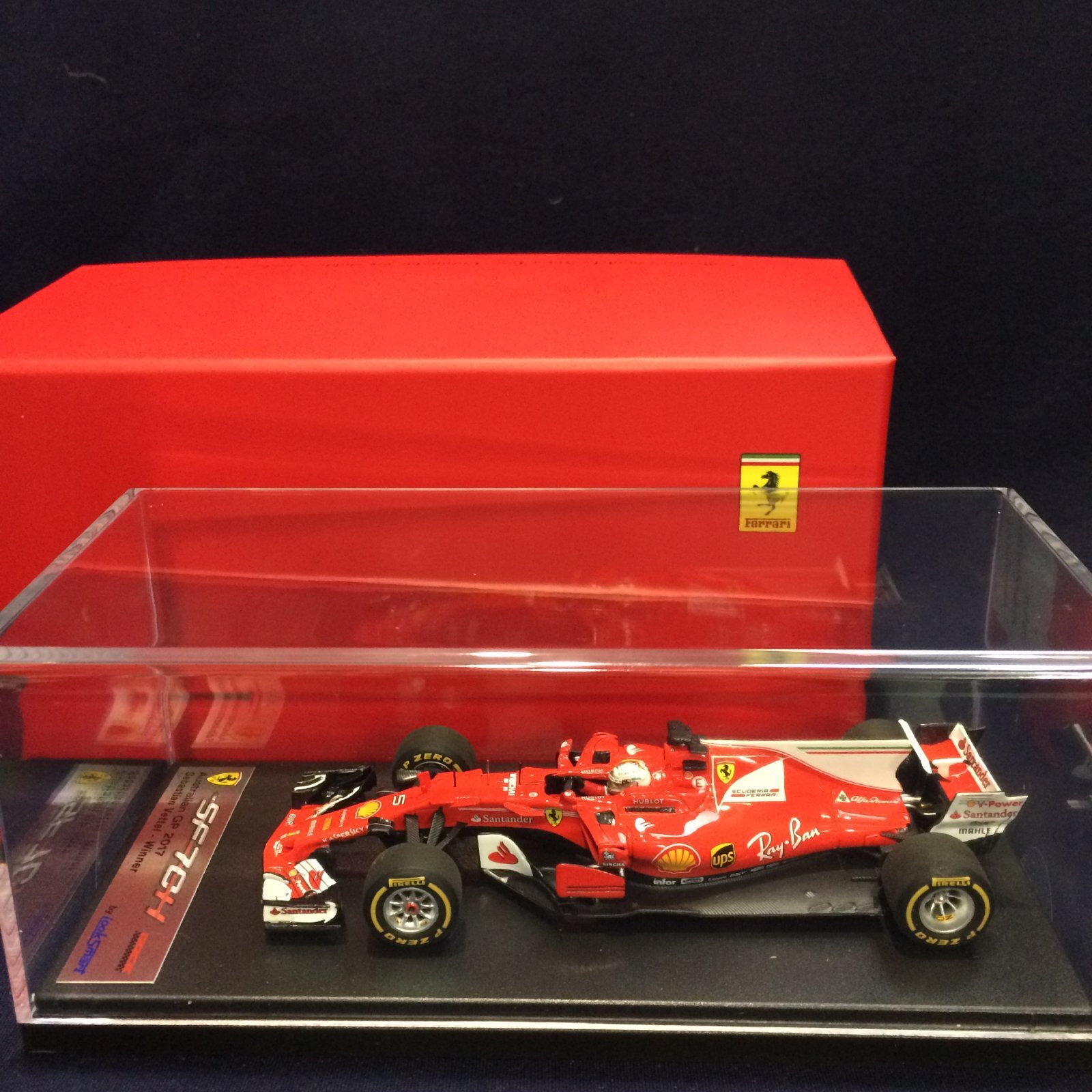 画像1: セカンドハンド品●LOOKSMART 1/43 FERRARI SF70-H WINNER AUSTRALIAN GP 2017 (S.ベッテル）#5