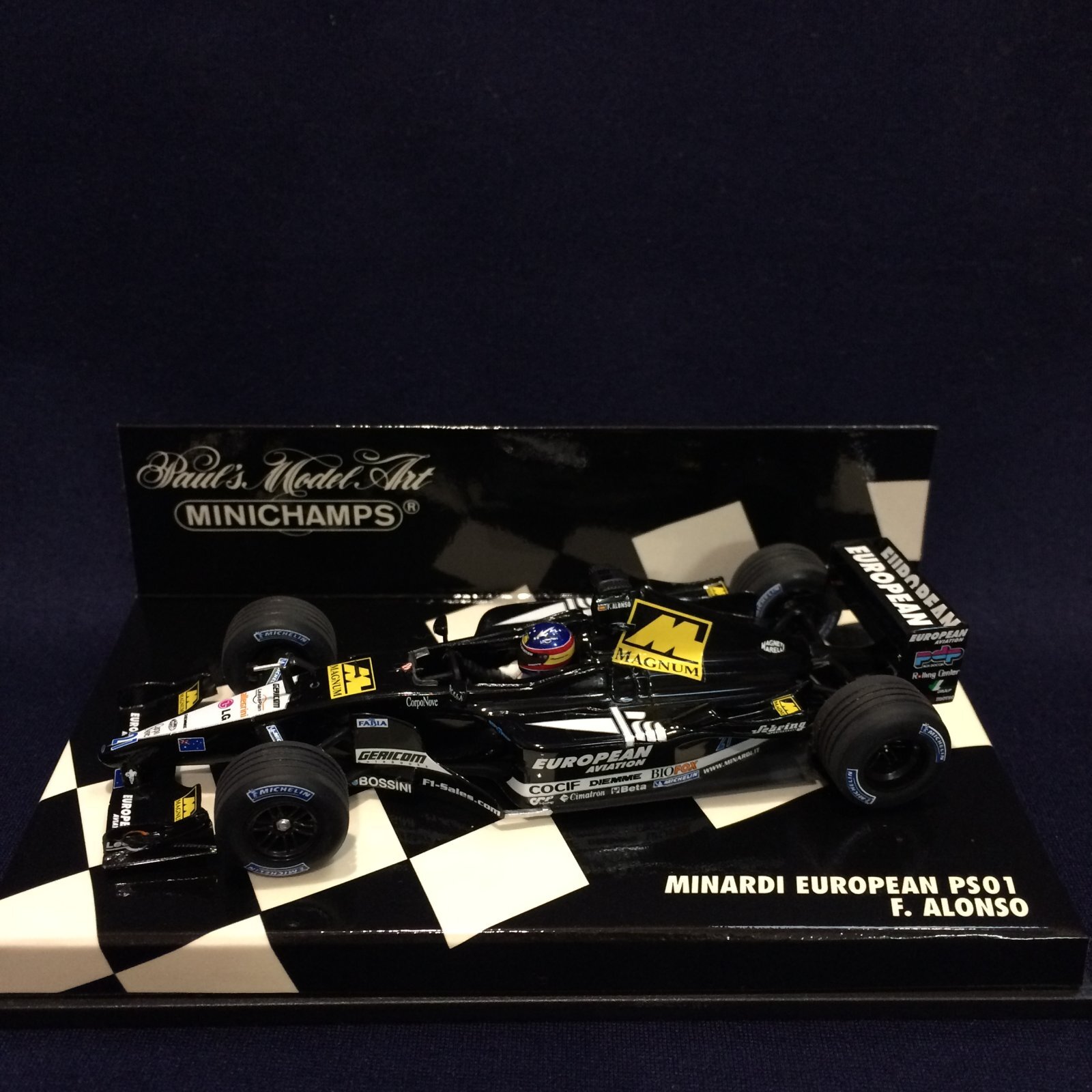 画像1: セカンドハンド品●PMA1/43 MINARDI EUROPEAN PS01 (F.アロンソ）#21