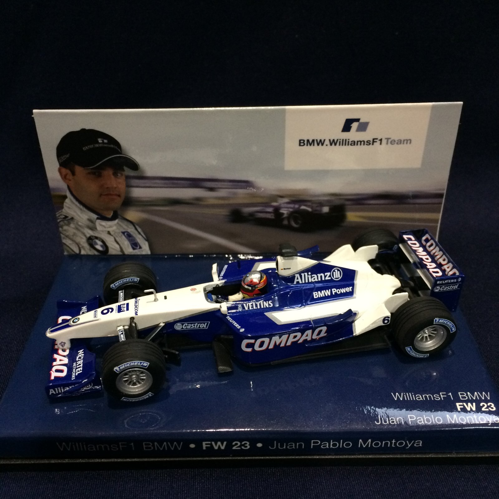 画像1: セカンドハンド品●PMA1/43 チーム別注 WILLIAMS BMW FW23 (J.P.モントーヤ）#6