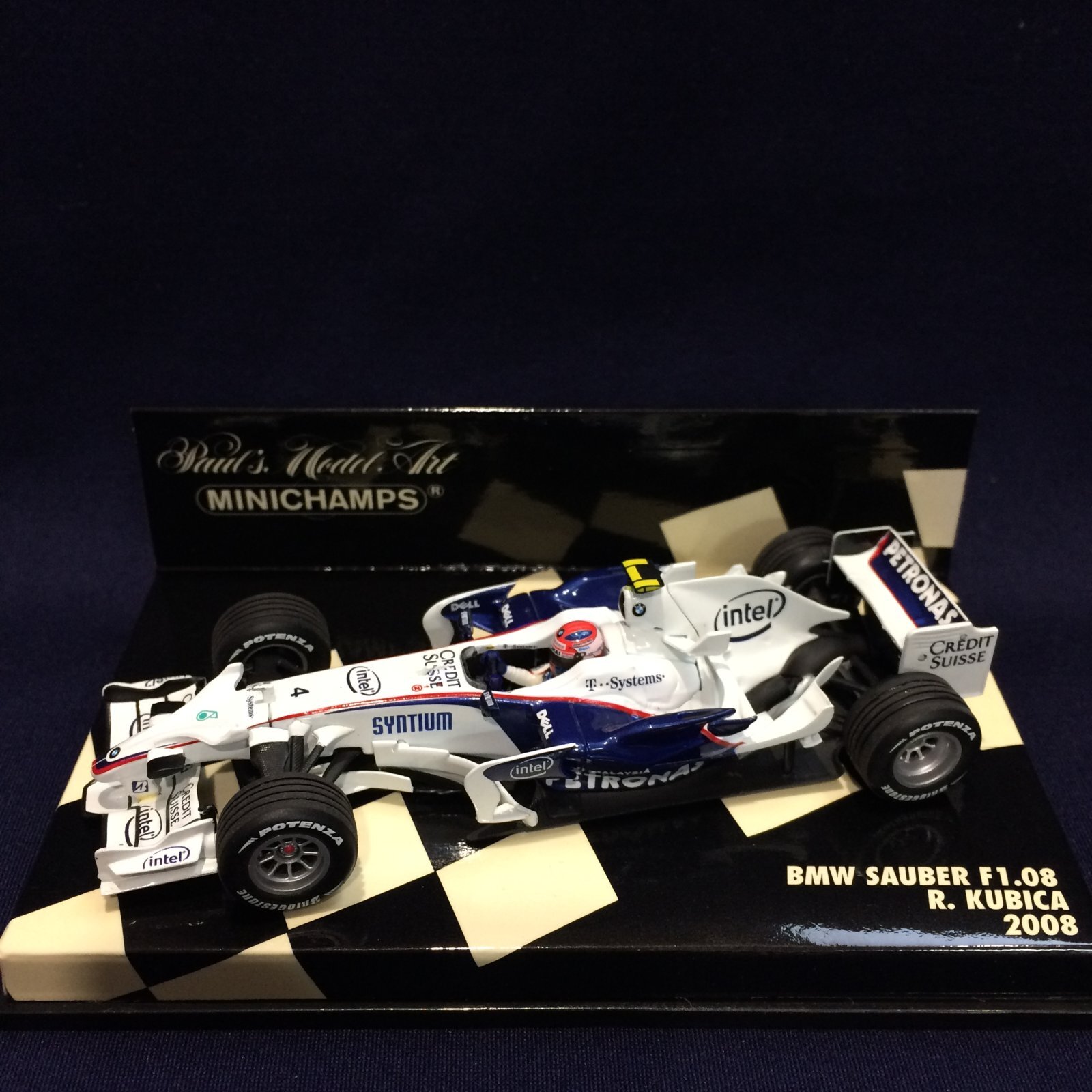 画像1: セカンドハンド品●PMA1/43 BMW SAUBER F1.08 (R.クビサ）#4