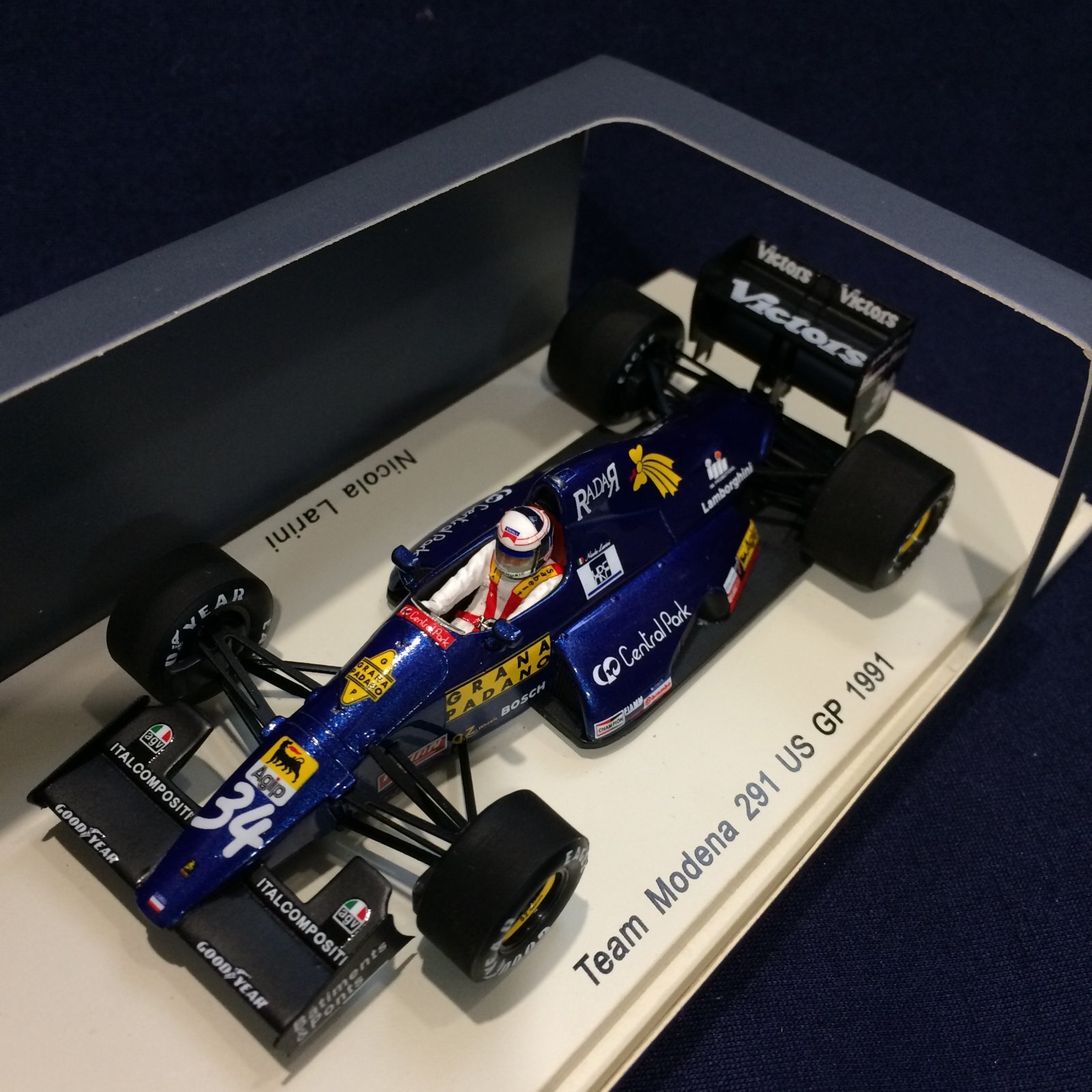 画像: セカンドハンド品●SPARK 1/43 TEAM MODENA 291 US GP 1991 (N.ラリーニ）#34