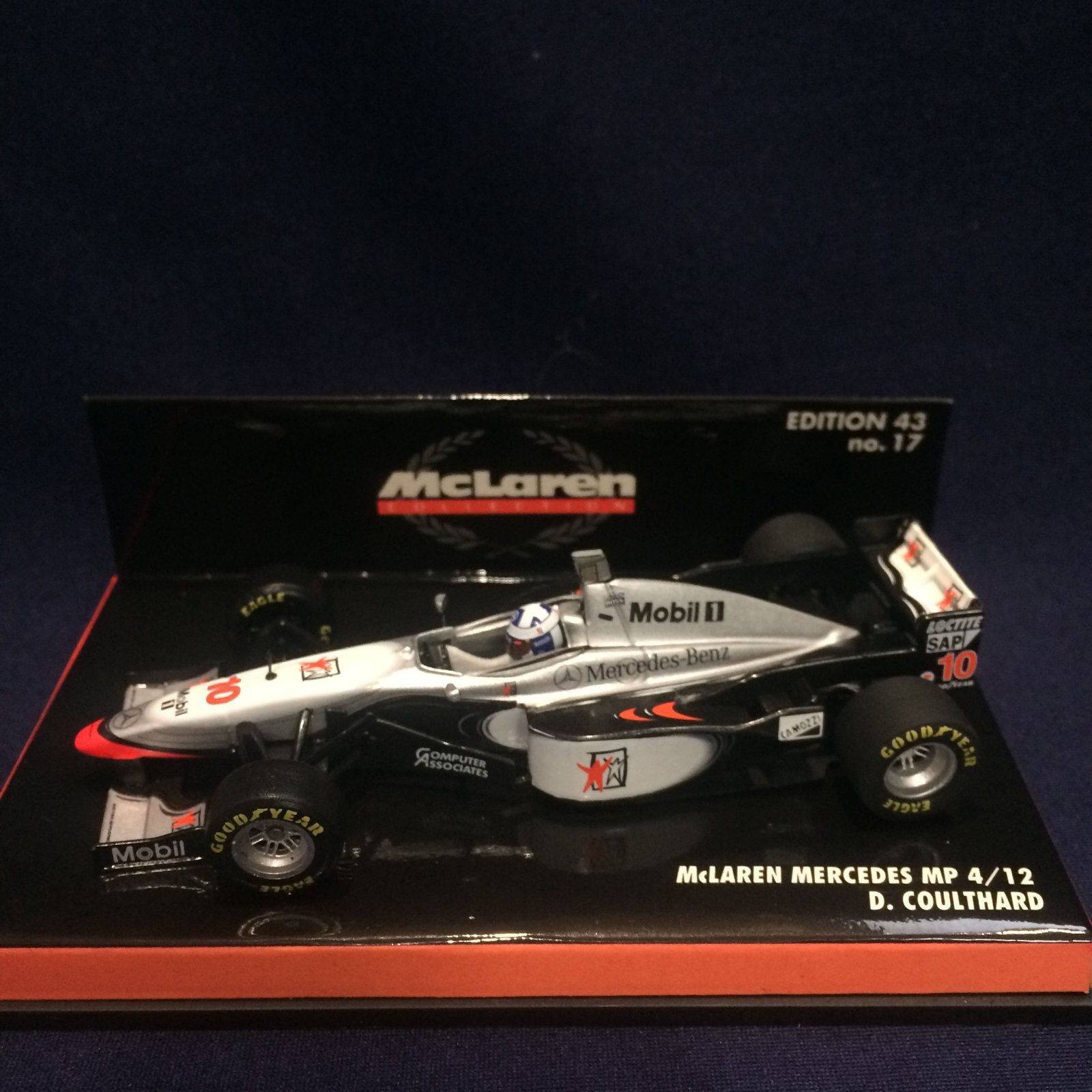 画像1: セカンドハンド品●特価品●PMA1/43 McLAREN MERCEDES MP4/12（D.クルサード）#10