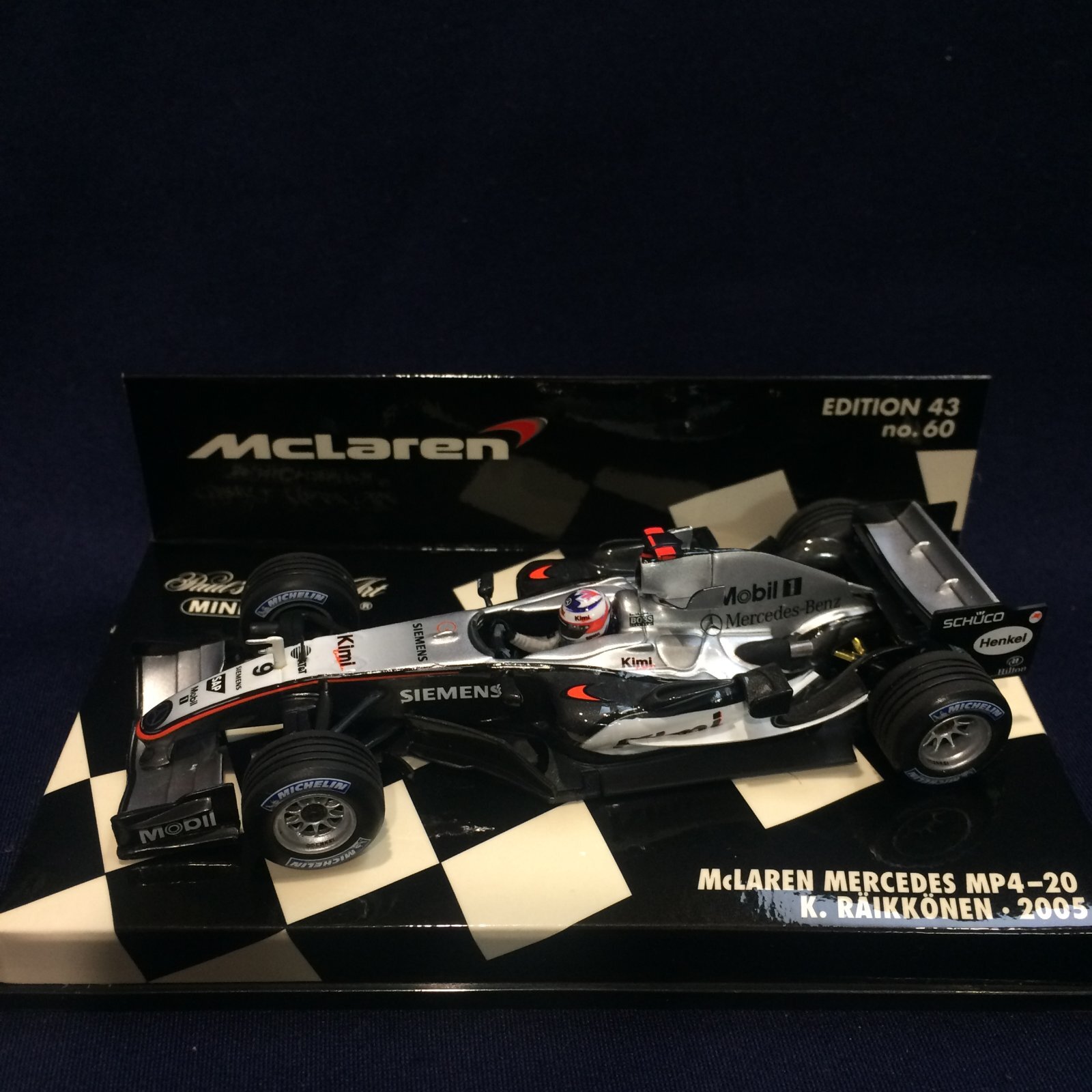 画像1: セカンドハンド品●PMA1/43 McLAREN MERCEDES MP4-20（K.ライコネン）2005 #9