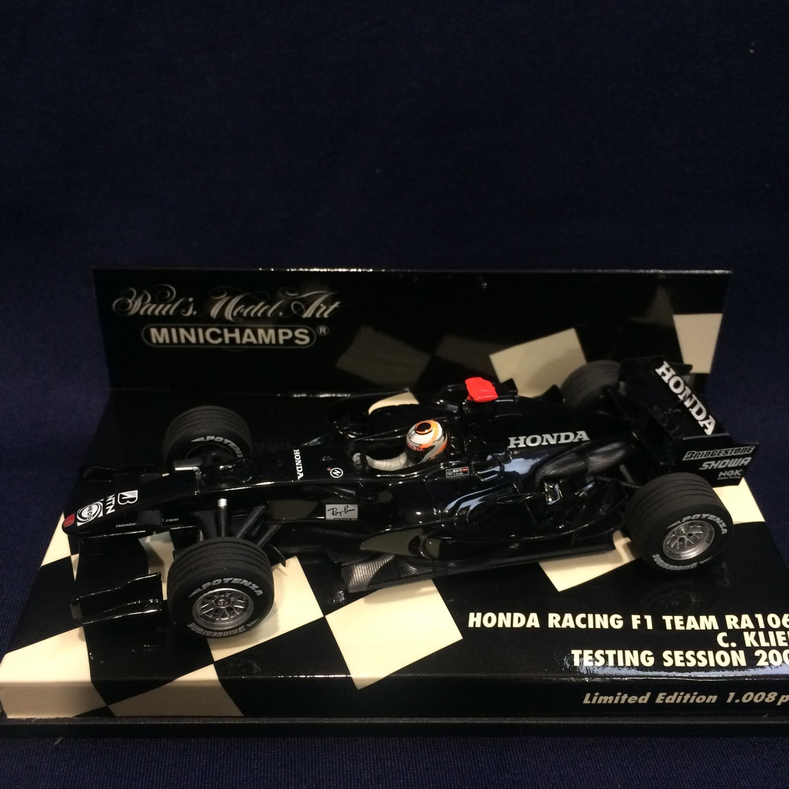 画像1: セカンドハンド品●PMA1/43 HONDA RA106 TESTING SESSION 2006 (C.クリエン）