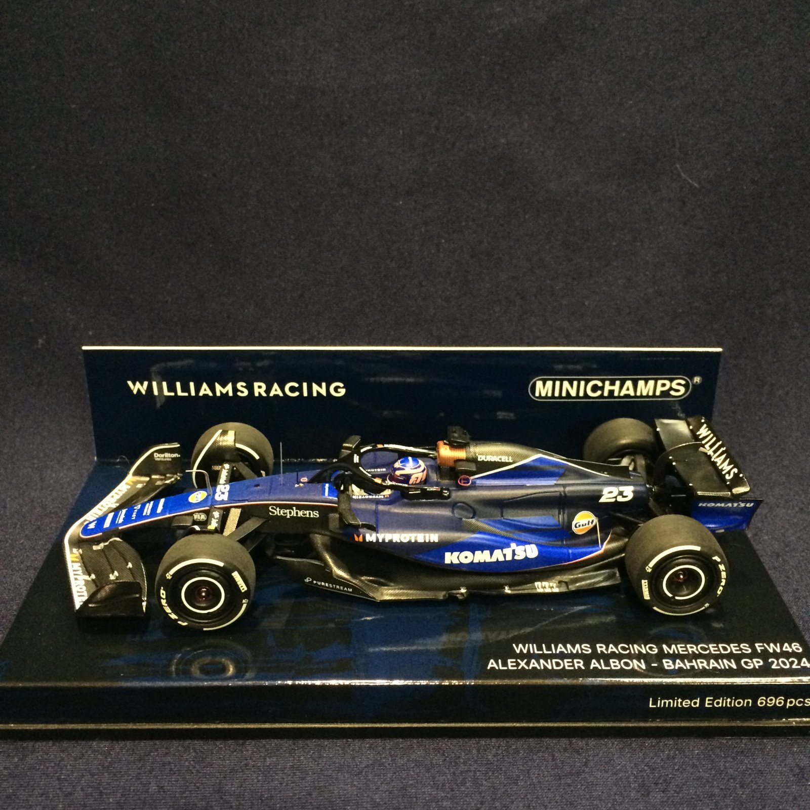 画像1: 新品正規入荷品●PMA1/43 WILLIAMS MERCEDES FW46 BAHRAIN GP 2024 (A.アルボン） #23