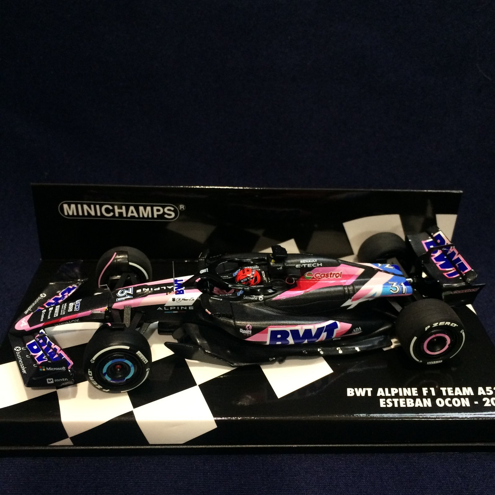 画像1: 新品正規入荷品●PMA1/43 BWT ALPINE A524 (E.オコン）2024 #31