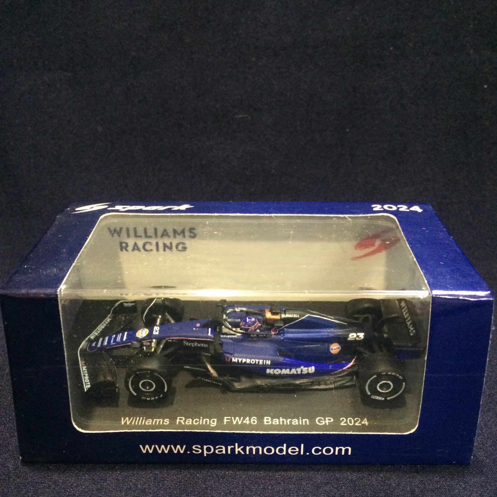 画像1: 新品正規入荷品●SPARK1/64 WILLIAMS FW46 BAHRAIN GP 2024 (A.アルボン）#23