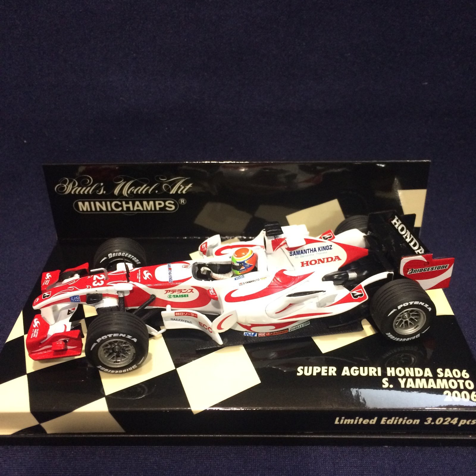 画像1: セカンドハンド品●PMA1/43 SUPER AGURI HONDA SA06 (山本左近）#23