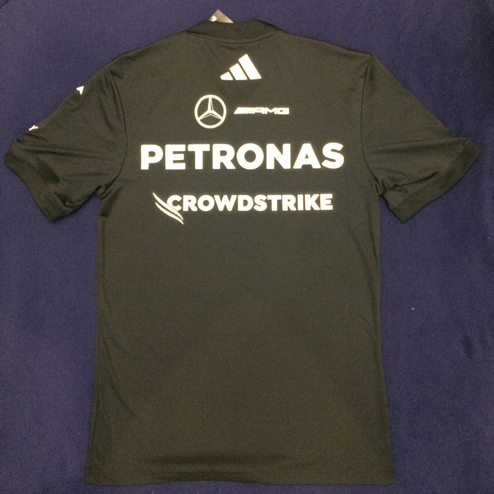 画像: メルセデス AMG ペトロナス F1 チーム ドライバー Tシャツ ブラック 2025 /アディダス （サイズ　XL）