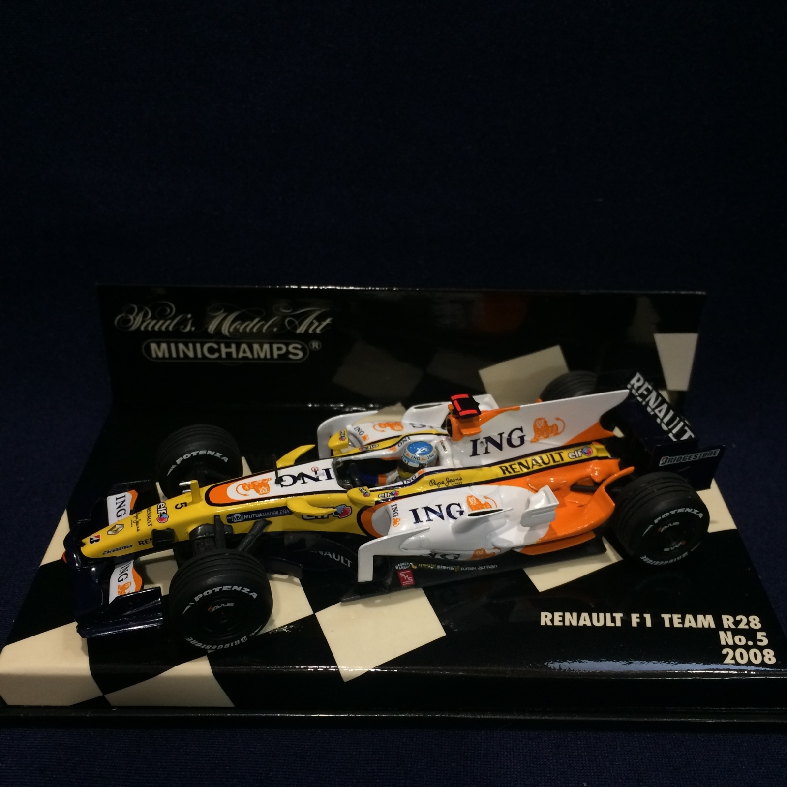 画像1: セカンドハンド品●PMA1/43 RENAULT R28 No5 (F.アロンソ）#5