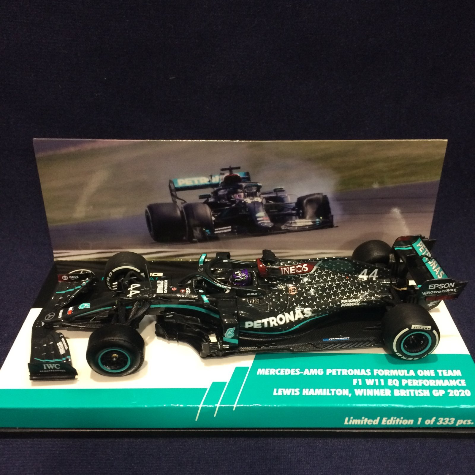 画像1: セカンドハンド品●CK MODELCARS別注●PMA1/43 MERCEDES W11 WINNER BRITISH GP 2020 (L.ハミルトン）#44