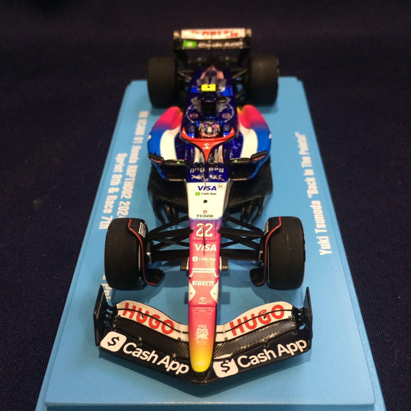 画像: 新品特別入荷品●F速別注●SPARK 1/43 RB VCARB 01 HONDA RBPTH002 MIAMI GP 2024 SPRINT 8th & RACE 7th (角田裕毅）#22